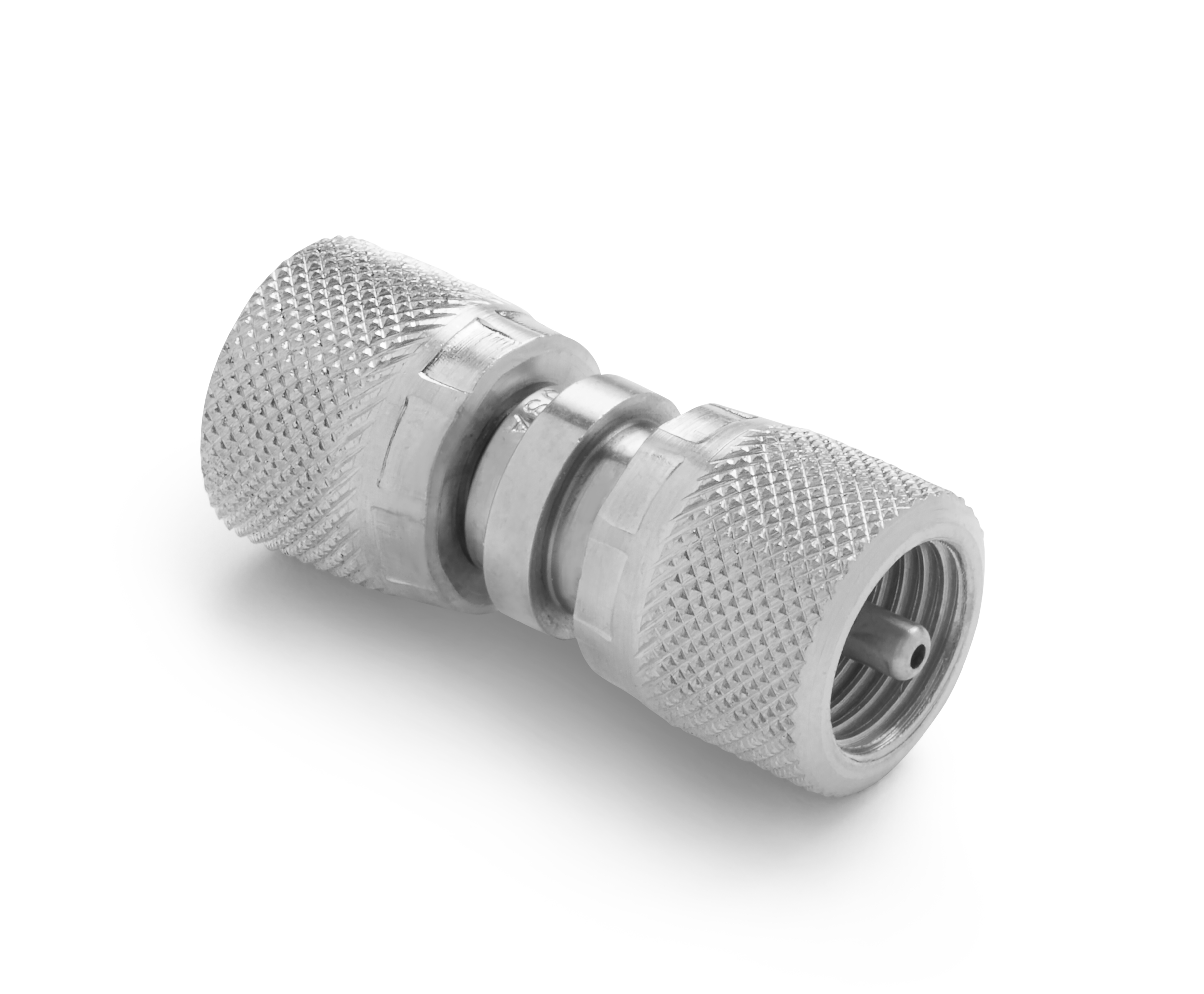 Ralston Female Quick-Test x Female Quick-Test Hose Union, Stainless Steel # QTHA-CCSU