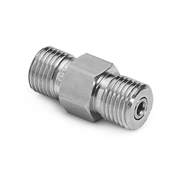 Ralston Male Quick-Test x Male Quick-Test Hose Union, S.S. # QTHA-HHSU