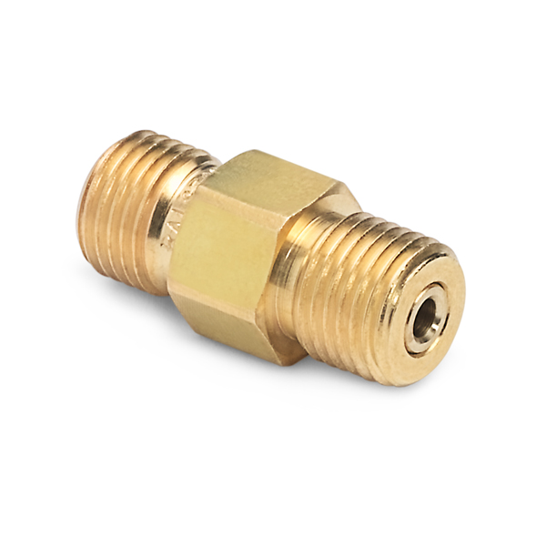 Ralston Male Quick-Test x Male Quick-Test Hose Union, Brass # QTHA-HSHS