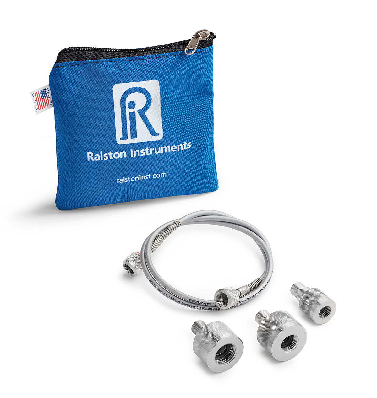Ralston Quick-Test BSPP Gauge on Hose Kit # QTHA-KIT25