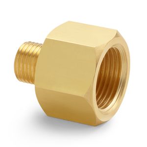 Ralston Metric Female x Male Quick-Test Adapter, Brass # QTHA-MFB0-2015