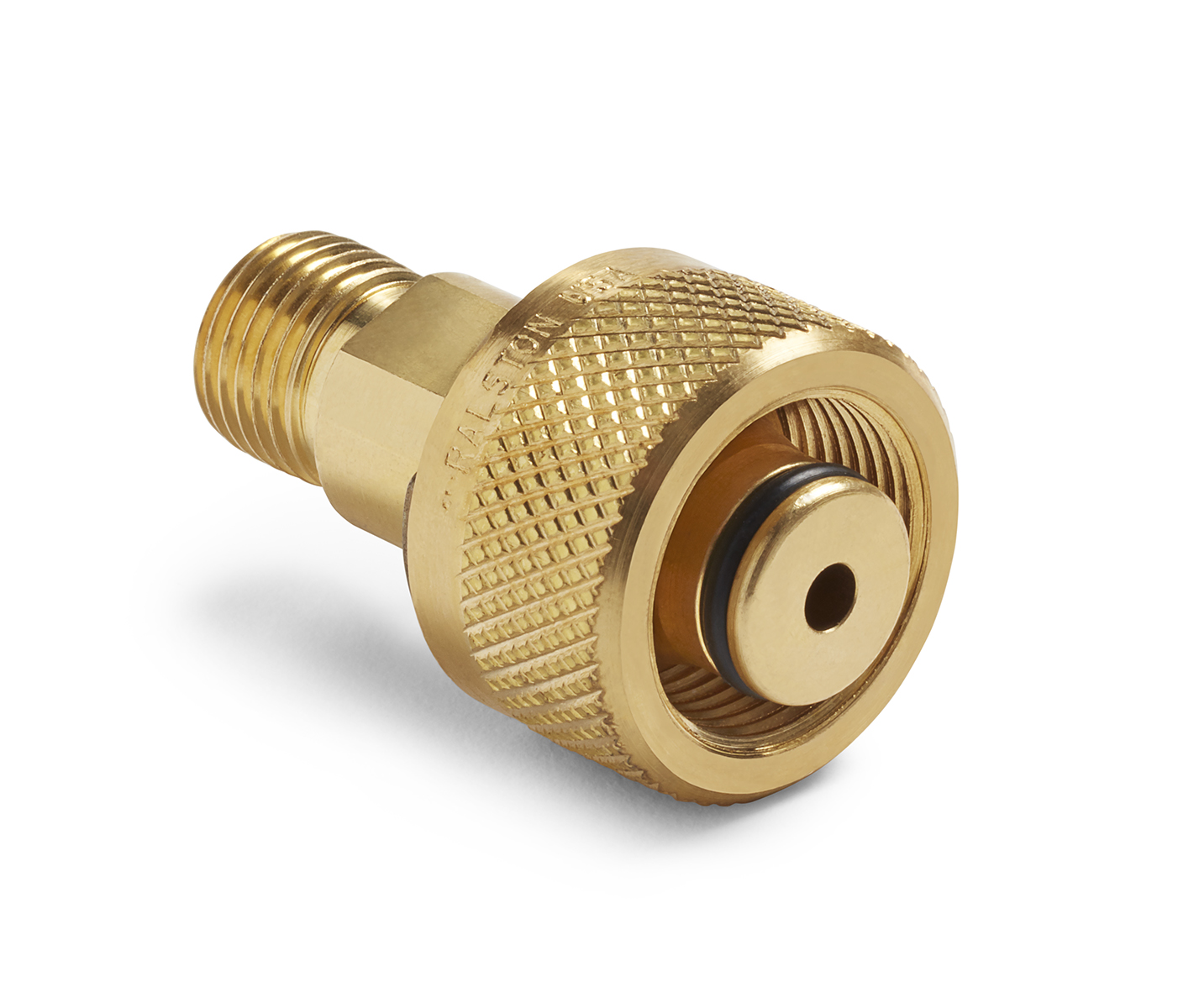 Ralston 12mm Tube Fitting x Male Quick-Test, No Check-Valve, Brass # QTHA-MTB0-12mm