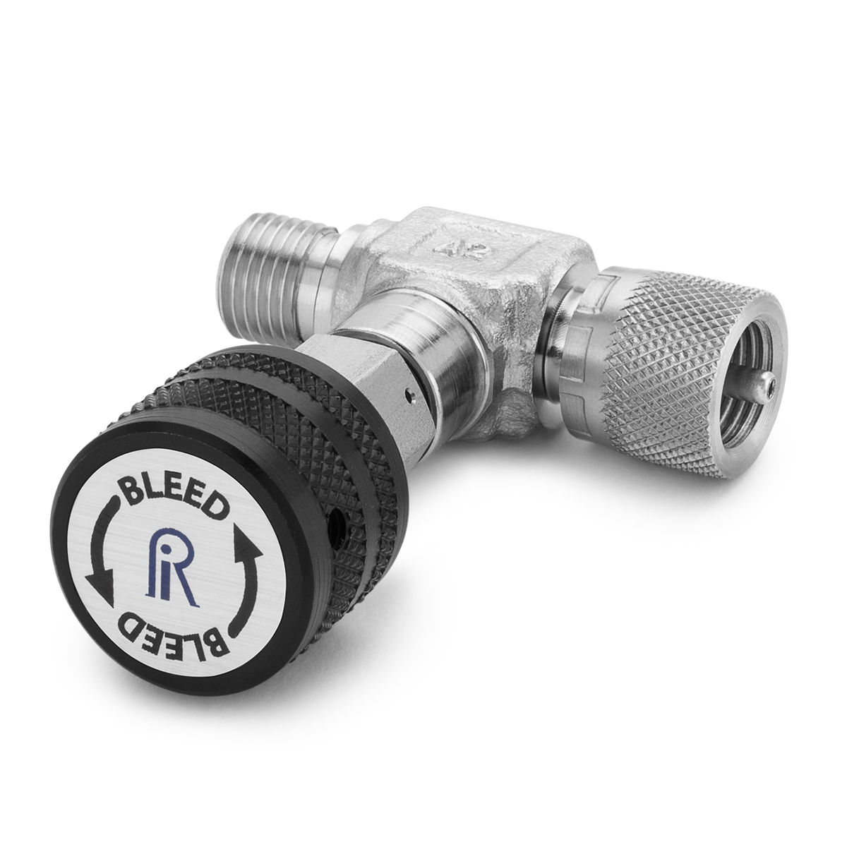 Ralston Male Quick-Test x Female Quick-Test in-Line Vent Valve, S.S. # QTHA-TVLS-HC