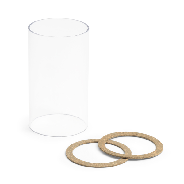 Ralston 13.5 Cu in (220 Ml) Polycarbonate Liquid Reservoir and (2) Gaskets # QTHP-RESV