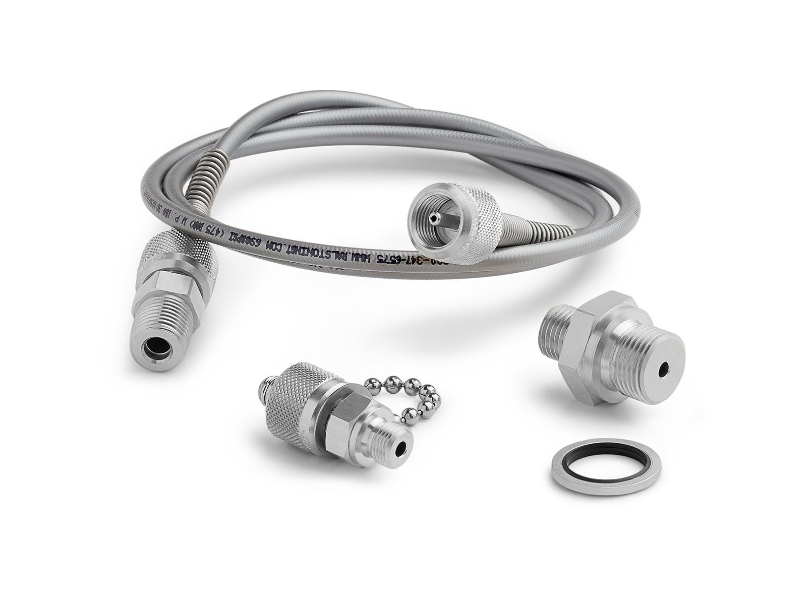 Ralston 10,000 PSI Hydraulic Pump with BSPP to Quick-Test XT Conversion Kit # XTHA-KIT10