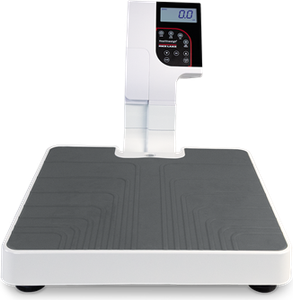 Scale, Rice Lake VS-20 Floor level 550lb(250kg) x 0.2lb(100g) includes 6 AA Alkaline batteries, short pillar
