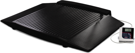 Scale, Rice Lake VS-31 Platform Scale, 1000lb(450kg) x 0.2lb(100g) with (2) 9.25in. Ramps includes 6 AA size Alkaline batteries # 204397