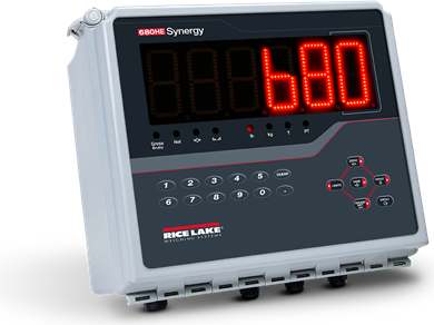 Rice Lake Indicator, Wall 680HE Plus Full Numeric Keypad, 115-230VAC FRP Enclosure # 197177