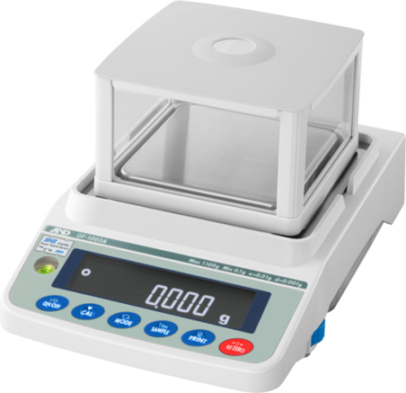 A&D Weighing Apollo GF-10001A Toploader Balance, 10200g x 0.1g, 120VAC # 192487