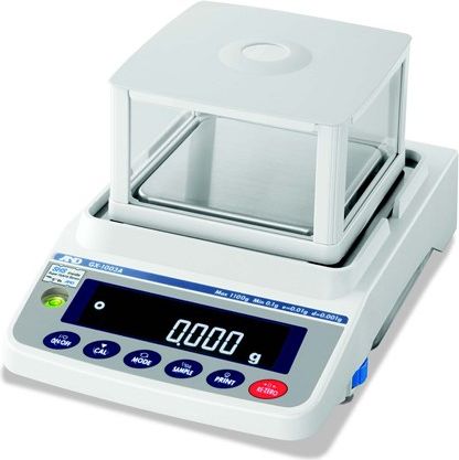 A&D Weighing Apollo GX-10001A Toploader Balance, 10200g x 0.1g, 120VAC # 191706