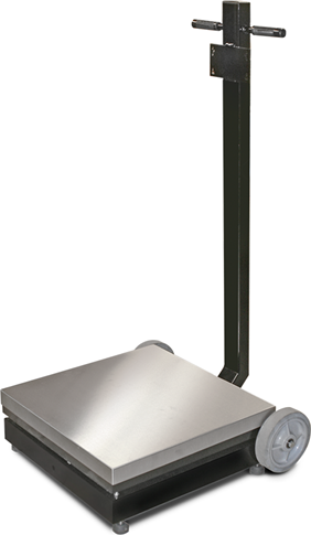 Rice Lake Scale, Benchmark HDP 24x24 250lb Mild Steel with SST cover, 2 wheels # 97072