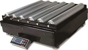 Rice Lake Scale, Bench Pro Series Model BP 1818-75S, 150 x 0.05lb/75 x 0.02kg, Roller Conveyor Weight Platter, 18 x 18 inch Dimensions # 182381