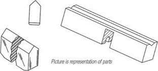 Rice Lake Bearing, 1x1x5-1/2 # C102