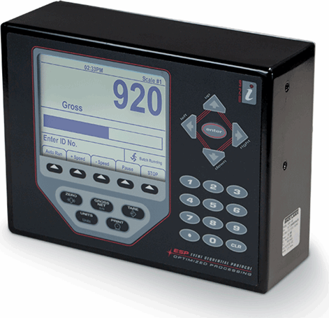 Rice Lake Indicator, CLS920, 9-36 VDC, Forklift Indicator w/ Mounting Brackets, No WiFi, No Scanner # 162112