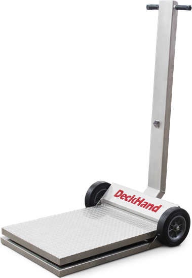 Rice Lake Scale, Portable DECKHAND DH500 30-1/2x24-1/4x4-3/8 500lb 2.5M NTEP III 2.5 Steel Painted with conductive wheels # 211285