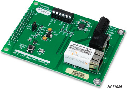 Rice Lake Literature, Installation Manual 920i, 820i, 720i and 520 Ethernet TCP/IP Config (English) # 72117