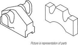Fairbanks Scales Saddle Block, PV Scale W/ 5 Bearing