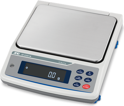 A&D Weighing GF-8202M Toploader Balance, 8.2kg x 0.01g, 120V Adapter # 207415