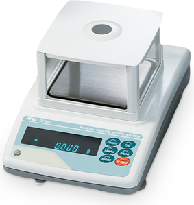 A&D Weighing GF-200P Pharmacy Balance, 210g x 0.001g, Toploading, with Breeze Break, NTEP CofC 04-077 # 97799