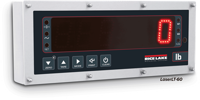 Rice Lake DSPL, Remote LaserLT-100 Red 100mm(4in)LED, 12-24VDC/110-240VAC, SST IP68 Enclosure # 185255