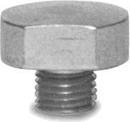 Rice Lake Load Button, Convex 1/2-20 UNF 17-4PH SST Condition H900 # 17751