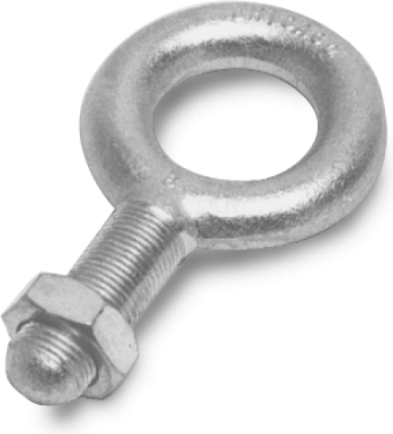 Rice Lake Eye Bolt, 1/2-13NCx1-1/2 Shank 2,600 lb Steel Zinc Plated Jam Nut INCL # 17708