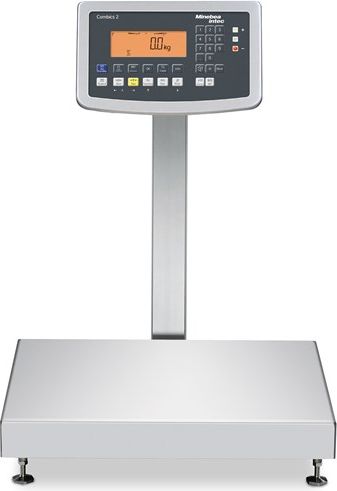 Minebea Intec Scale, CAW2P1U-50DD-I Minebea, 12x12in base, 60lb x 0.002lb (30kg x 0.001), Combics 2, Base IP65, Indicator IP44 # 156414