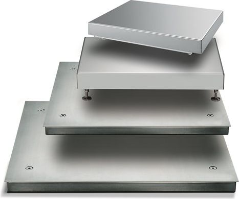 Minebea Intec Base, CAPP1U-1000HH-LU Combics, 1500lb x 0.05lb, (600kg x 0.02kg), 30In x 30In, Painted, NEMA4/IP65 # 102306