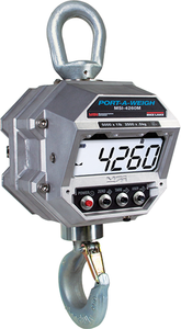 Rice Lake MSI-4260M 100,000 lb SWVL HOOK NO RF D-CELL BATTERIES LCD DISPLAY # 202007