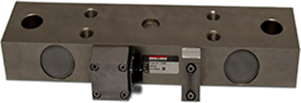 Rice Lake Load Cell, PLSB-40K, 40,000lb 2-1/8x3-3/8x16-1/4 Alloy Steel, Gauged, 4 Pin CONN, .74mV/V at 12500lbs 350 Ohms # 117666