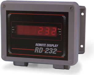 Rice Lake DSPL, Remote RD-232 .8in LED 117VAC/12VDC Serial SST Panel Mount # 32727