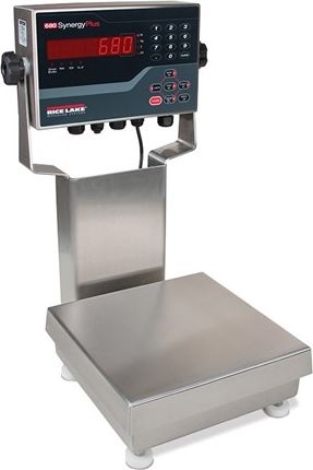 Rice Lake Scale PKG, CW-90XB-680 US 10x10 10 lb/5 kg with 12 inch column 115-230VAC SST US power cord # 201410
