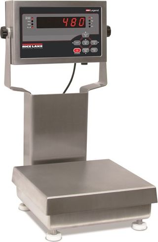 Rice Lake Scale PKG, CW-90XB-480 12x12 25 lb/10 kg with 12 inch column 115VAC SST # 201244