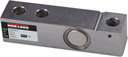 Rice Lake Load Cell, SEB RL32019S-HE 1000lb 30ft PTFE cable 2mv/v 350 Ohm NTEP III 5M FM WW SST IP69K # 191629