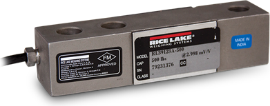 Rice Lake Load Cell, SEB RL39123A-1K 1000lb 20ft 3mv/v 350 Ohm FM WW IP67 SST # 17189