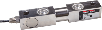 Rice Lake Load Cell, DEB RL77032SS HE 5000lb 25ft 3mv/v 700 Ohm FM IP69 WW Stainless Steel # 221563