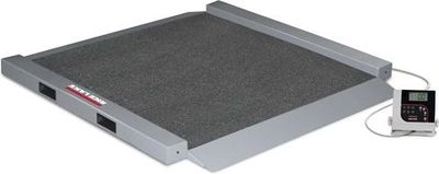 Scale, Rice Lake VS-33 1000lb(450kg)x0.2lb(0.1kg) 34inx34inx1.75in built in dual ramps, anti-slip surface, indicator and 6 AA size Alkaline batteries