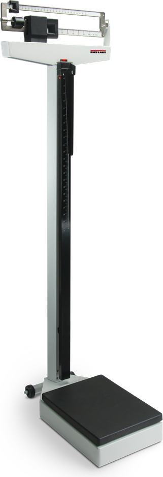 Rice Lake Scale, RL-MPS-10 450lb x 4oz including height rod and and rear wheels # 124223