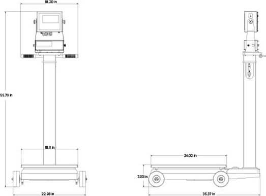 Scale, RL1200IS Elect. Conversion 882IS Indicator with battery pack and charger, 1000 x .5lb, NTEP III The 882IS is designed and approved for use in specific Hazardous (classified) areas by Factory Mutual (FM). These areas are classified by the NFPA70, National Electric Code (Article 500) as: Class I, II, III Divisions 1 or 2 and Groups ABCDEFG T4 and Class I, Zone 0 AEx/Ex ia IIC T4 Ga Zone 21 AEx/Ex ib IIIC T135C Db Ta = -10C to 40C(14F to 104F) and ATEX/IECEx II 1G Ex ia IIC T4 Ga II 2 D Ex ib IIIC T135C Db it is the responsibility of the reseller to keep a permanent traceable record of the location (end user) of the Equipment or return a completed Rice Lake Weighing Systems "Hazardous Area Classification Form" signed by the reseller and users hazardous(classified) area defining authority for our acceptance and permanent record. Proper specification, installation, operation and service of this equipment to National and Local regulations are the responsibility of the end user. Any field modifications of the product voids any and all warranty and FM Approval. # 195558