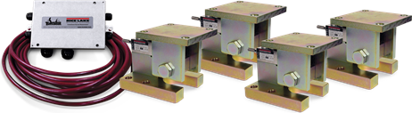 Rice Lake Mount Kit, RL1810 3EA 5,000 lb Mild Steel Zinc Plated Compression INCL RL32018-5,000lb And JB4SS # 18083