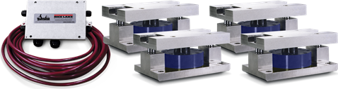 Rice Lake Mount Kit, RL2200-2.5k 3ea 2500lb mild steel zinc plated includes RL2200 cells and JB4SS # 76897