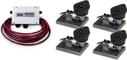 Rice Lake Mount Kit, RL50225TA 3ea 50lb Mild Steel Zinc Plated Compression INCL RL50225TA-50lb JB4SS Junction Box and EL147HE Homerun Cable # 232147