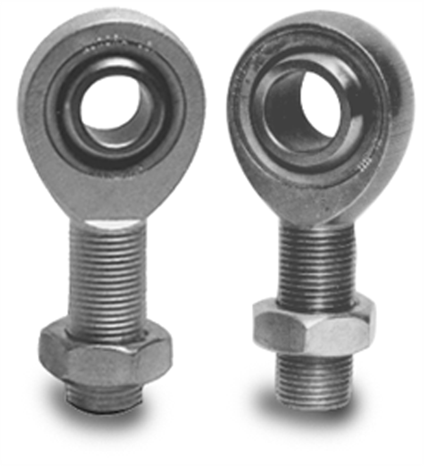 Rice Lake Rod End, 1-12NF 2-1/8 Shank 10,500 lb Steel Plated Jam Nut INCL # 17742