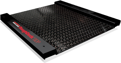Rice Lake Ramp, Roughdeck BDP 3ftW x 1ftL 1,000-2,500lb Steel Painted Treaded Top Plate Stationary # 78012