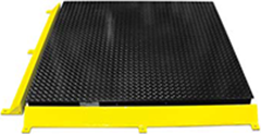 Rice Lake Bumper Guard, Roughdeck SS/HE 9ft long, OPT C, 10K or smaller, 3x3x1/4 Angle, 5/8 Diameter Holes # 86886