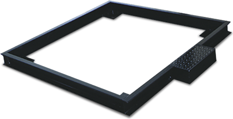 Rice Lake Pit Frame, ROUGHDECK 4ft x 5ft 20,000lb Steel Painted # 39596