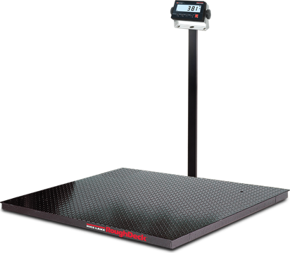 Rice Lake Scale PKG, Rough-n-Ready 4x4-2500kg Roughdeck HC/381 Synergy AA Alkaline w/ 12V Power adaptor, Factory Calibrated # 219281