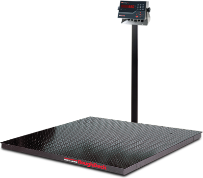 Rice Lake Scale PKG, Rough-n-Ready 4x4-5k Roughdeck HP/680 Synergy 230VAC EURO Plug Factory Calibrated # 196663