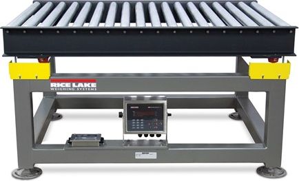 Rice Lake Scale Assembly, Integrated Roller Conveyor Scale Painted # 201732
