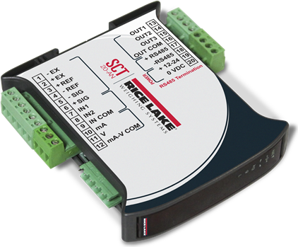Rice Lake Indicator, Convertor SCT20-DN, 12-24VDC, DeviceNet Output, and RS485/232 Serial Port, DIN Mount # 129397